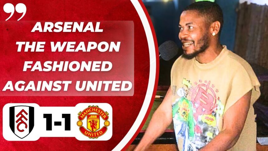 Arsenal fan mocks Man United