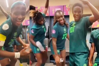 Super Falcons Celebrate