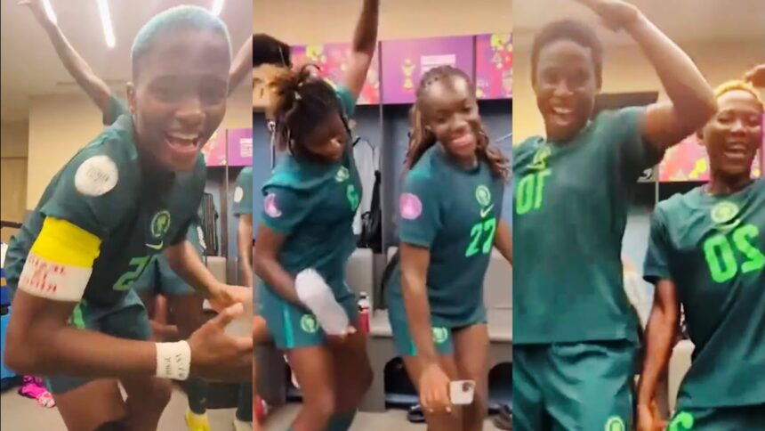 Super Falcons Celebrate