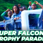Super Falcons Trophy Parade Lagos