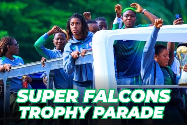 Super Falcons Trophy Parade Lagos